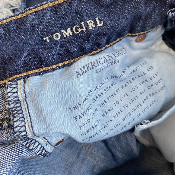 American Eagle Outfitters Tomgirl Jeans (Size 00) - Picture 4 of 5